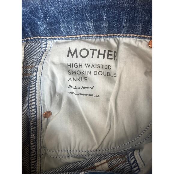 Mother Superior High Waisted Smokin Double Ankle Jean Broken Record 27 - Picture 6 of 8